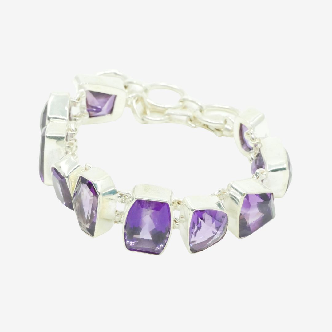 Amethyst Armband Silber
