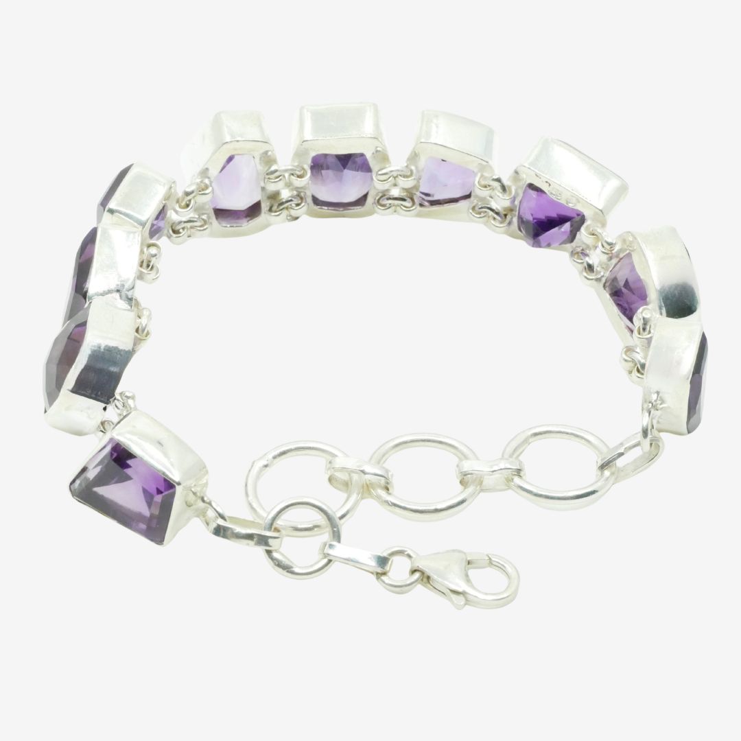 Amethyst Armband Silber