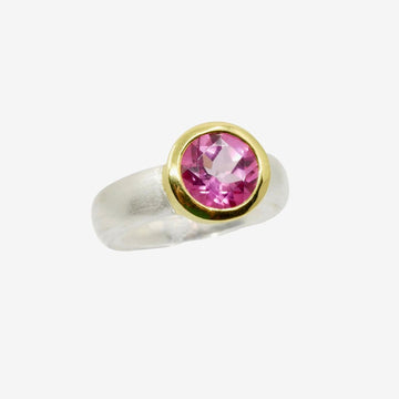 Bicolor Ring Pink Topas