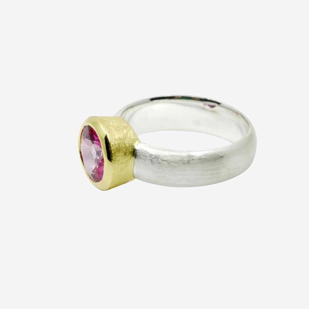 Bicolor Ring Pink Topas