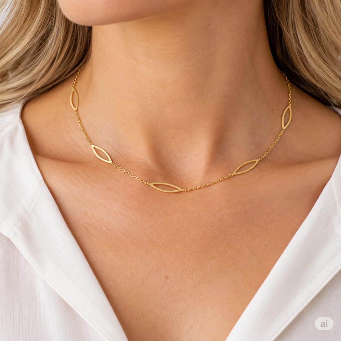 Elegante goldene Kette