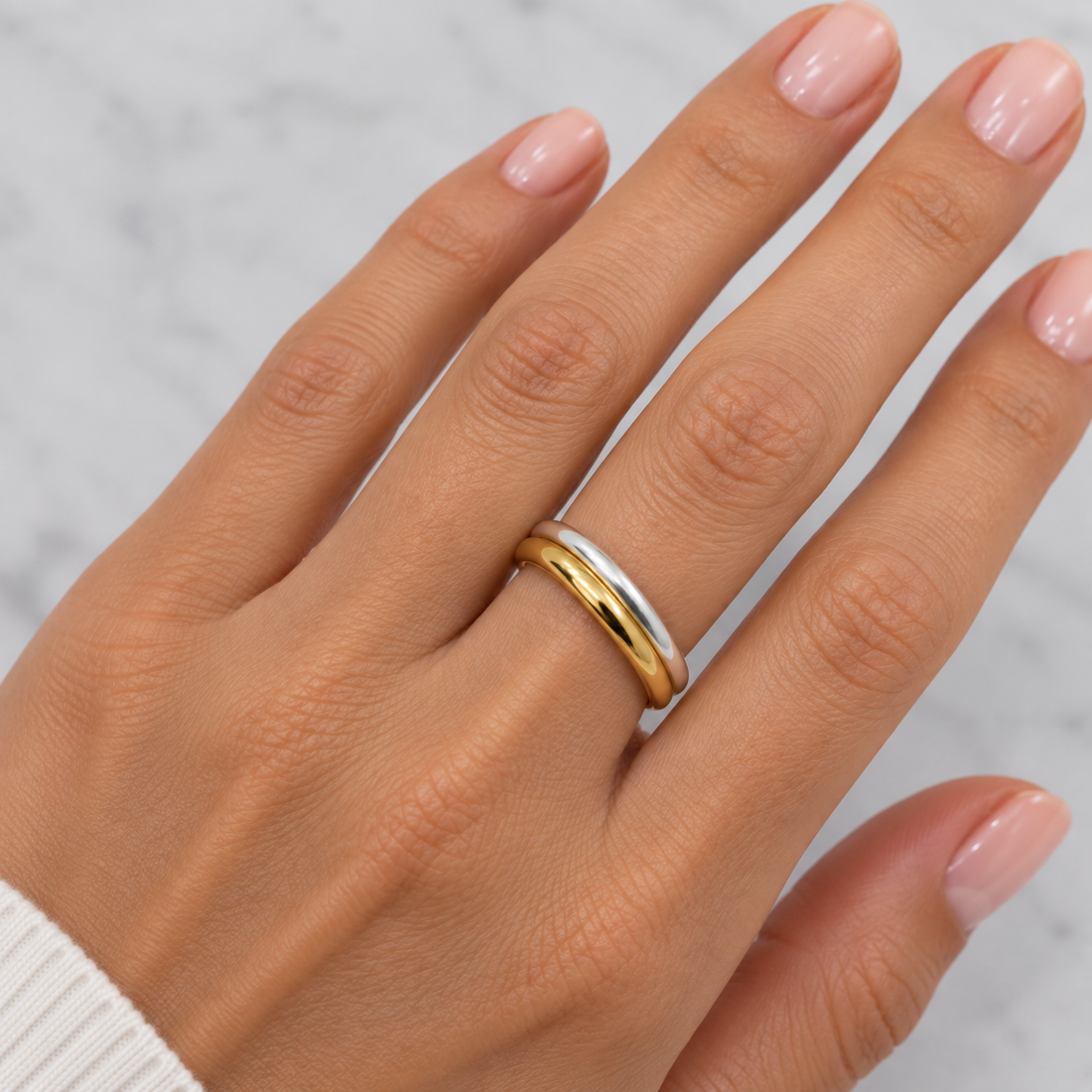 Ring Silber Gold