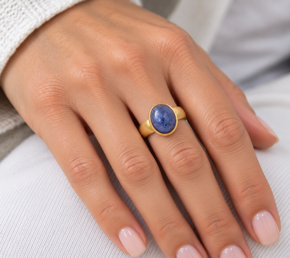 Tansanit Ring Gold