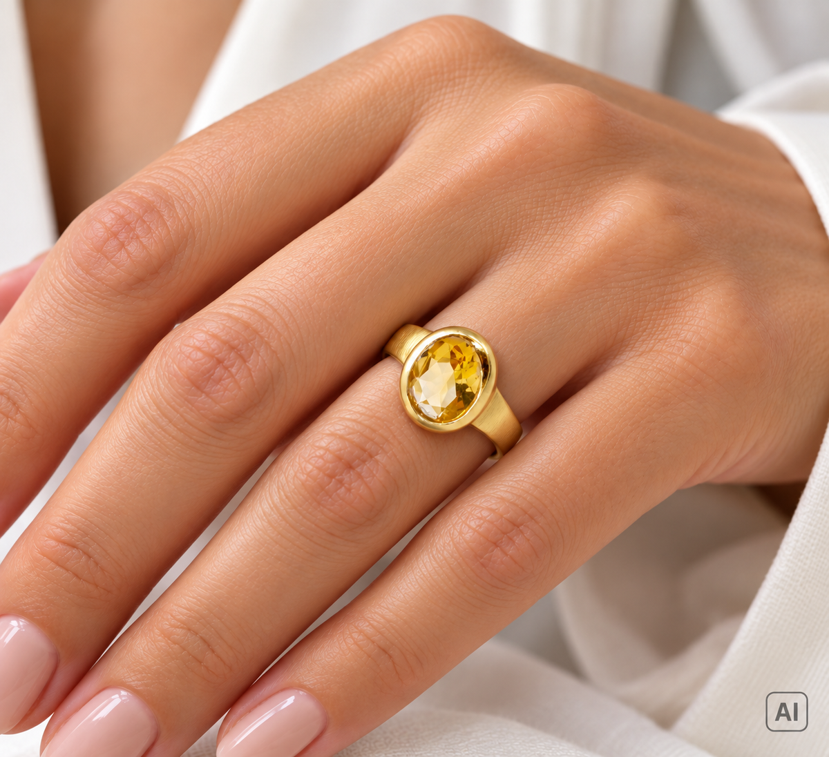 Citrin Ring oval