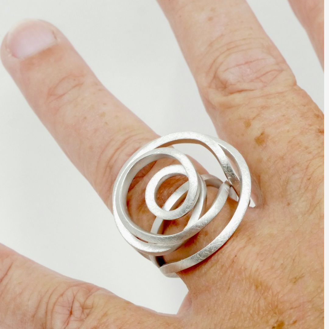 Extravaganter Silber Ring