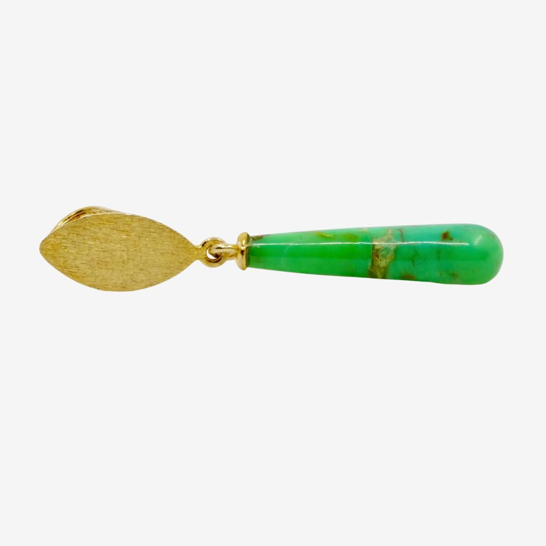 Kette mit grünem Türkis Anhänger