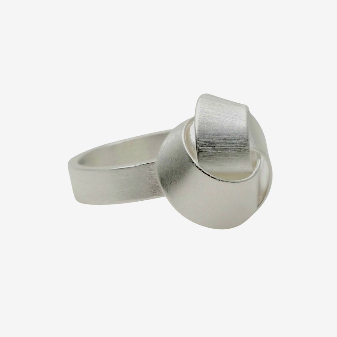 Knoten Ring Silber