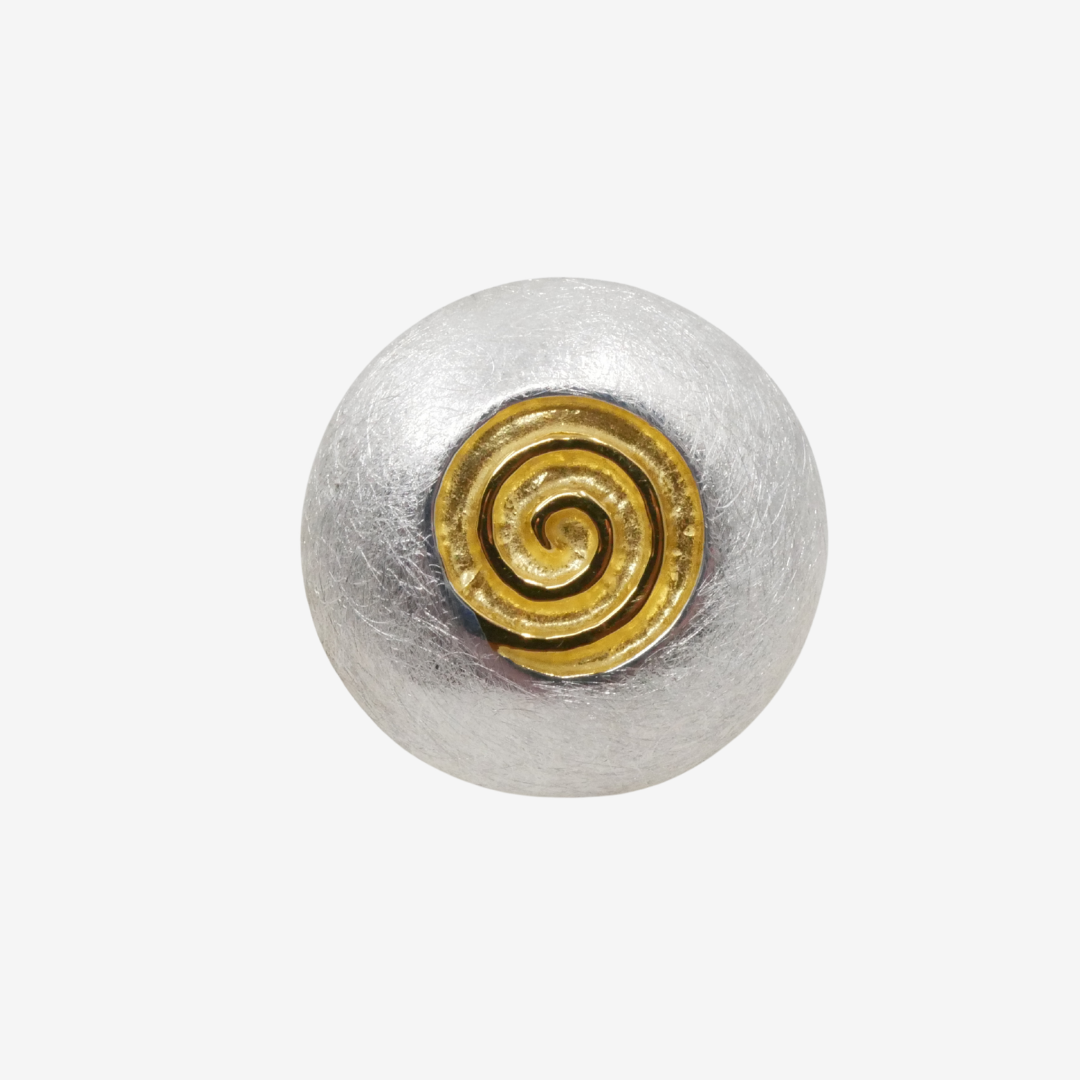 Ohrstecker Bicolor Spirale