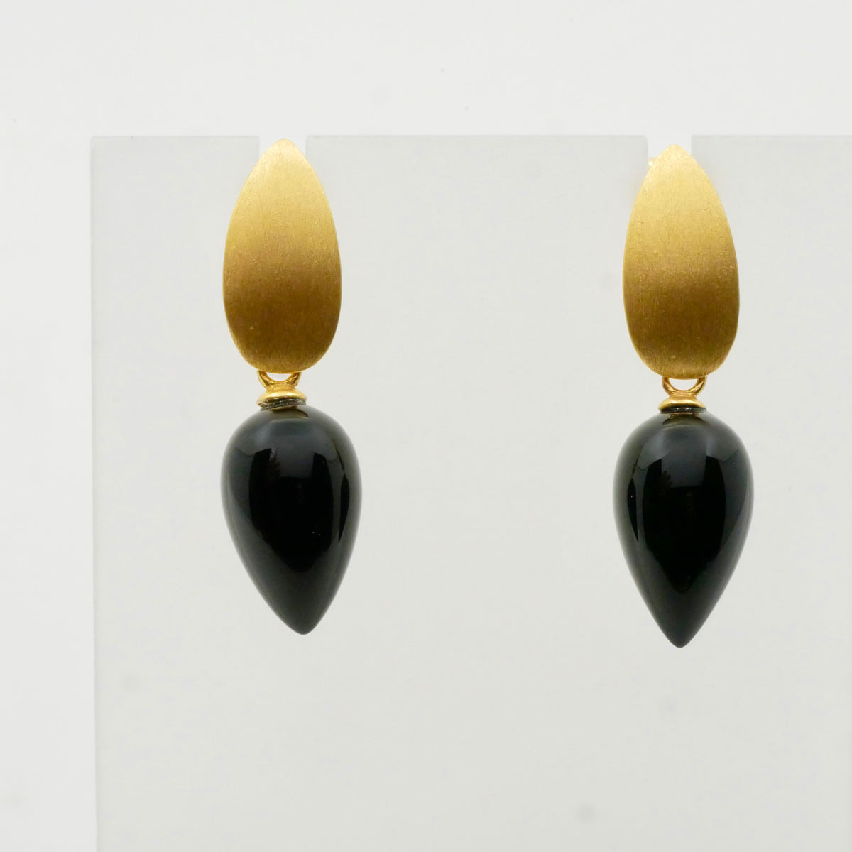 Ohrringe mit schwarzem Onyx