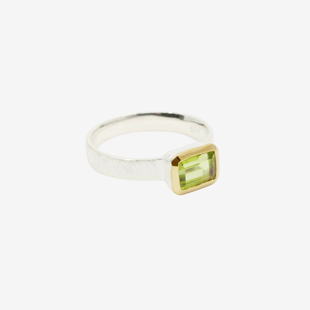 Peridot Ring bicolor