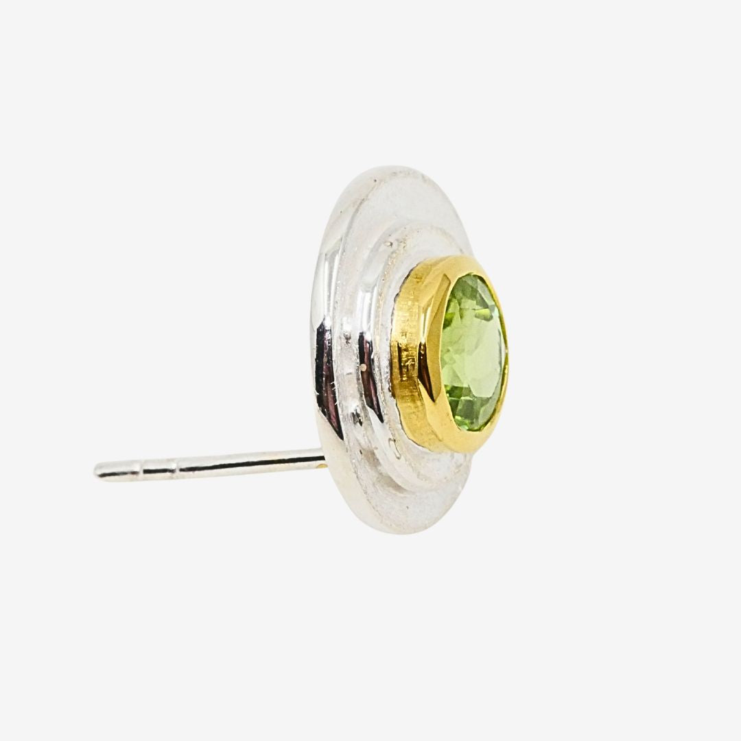 Ohrstecker Peridot Bicolor