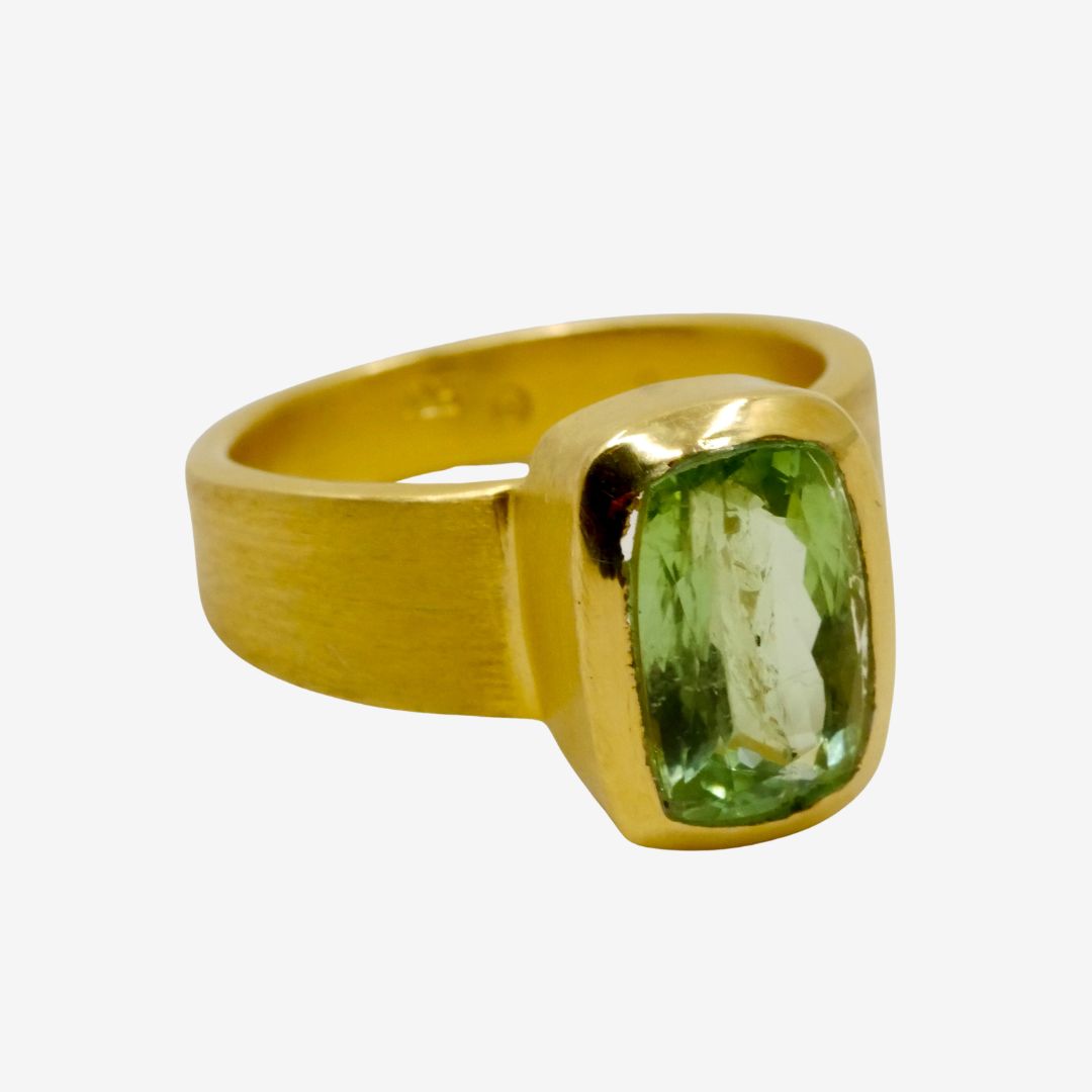 Turmalin Ring Grün