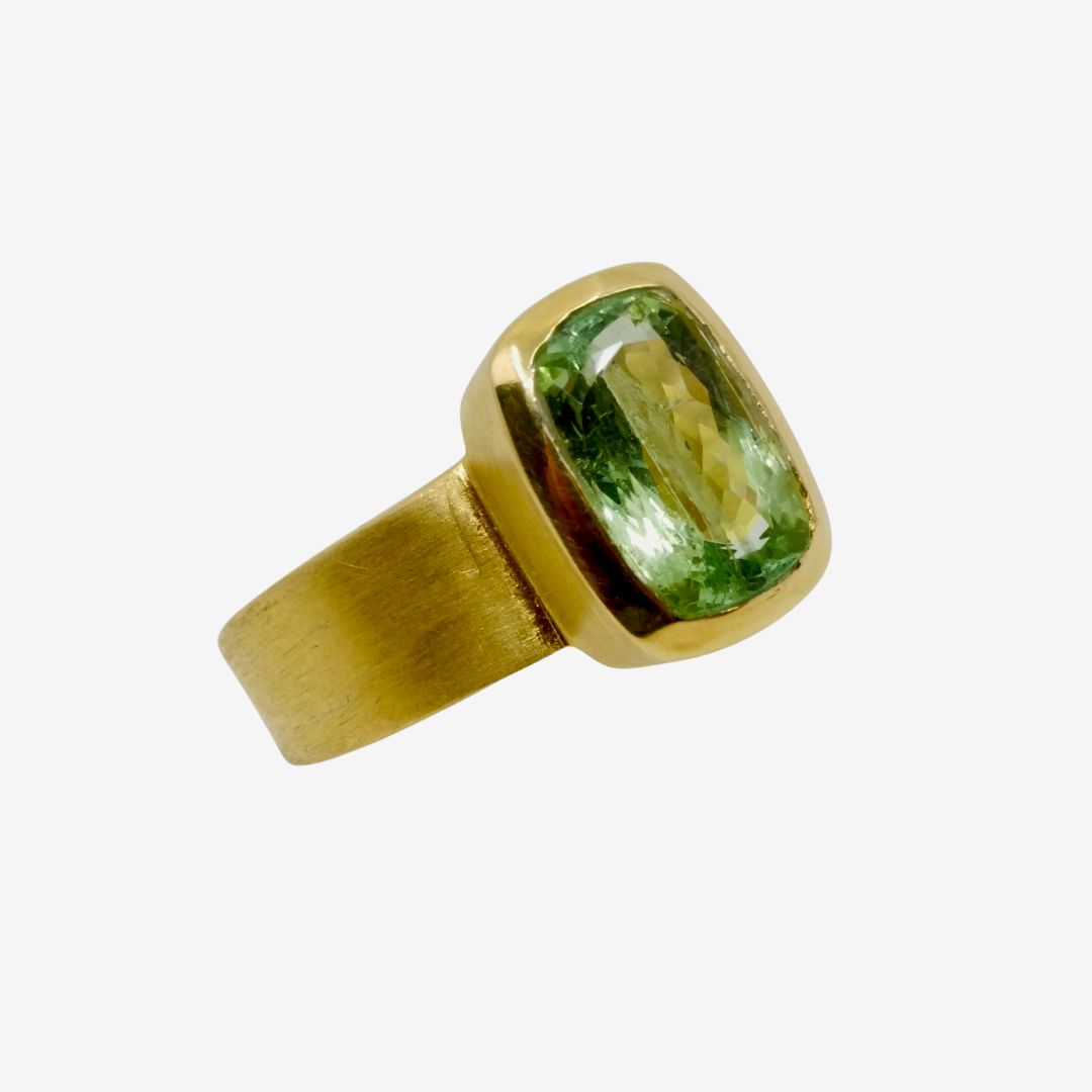 Turmalin Ring Grün