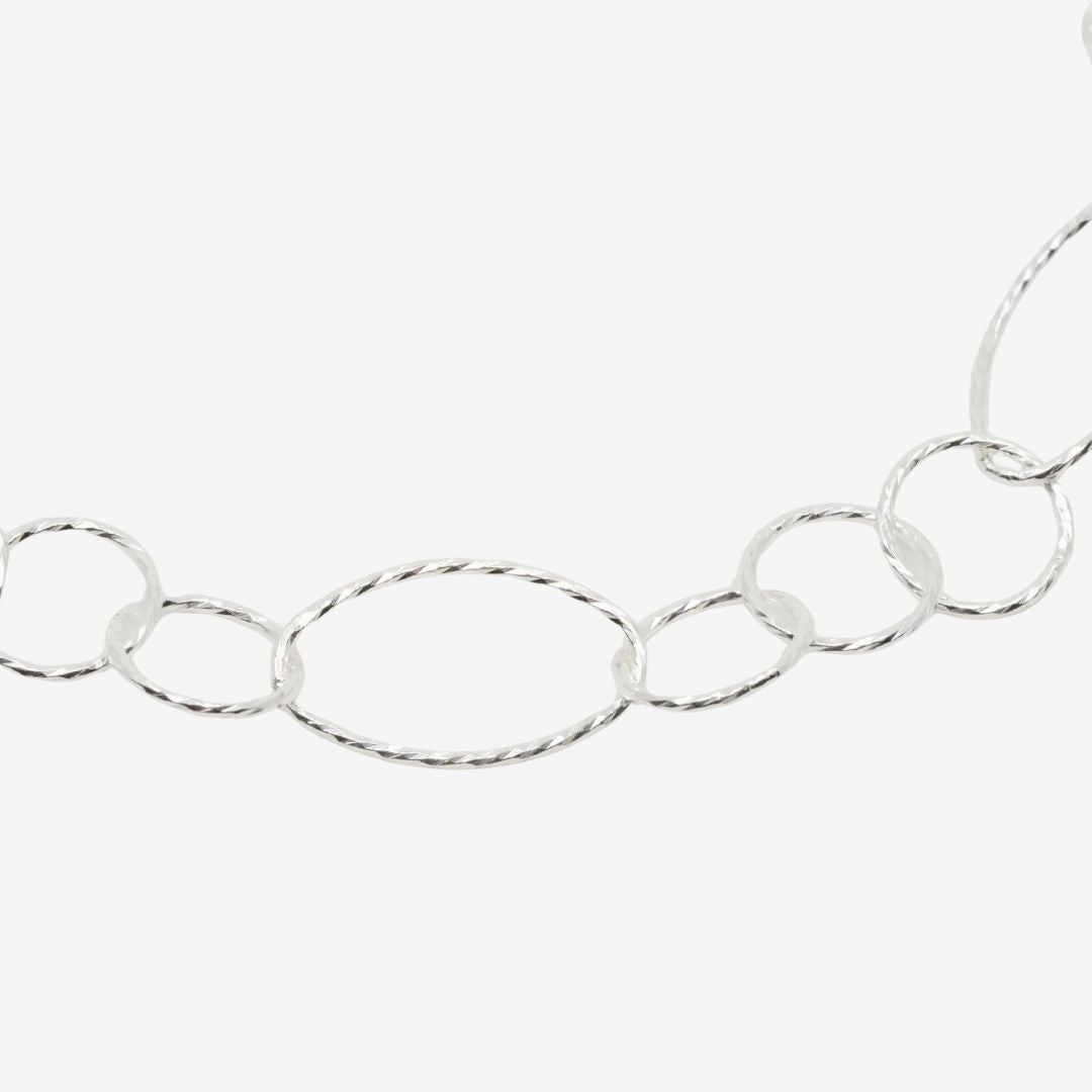 90 cm lange Silber Kette zierlich