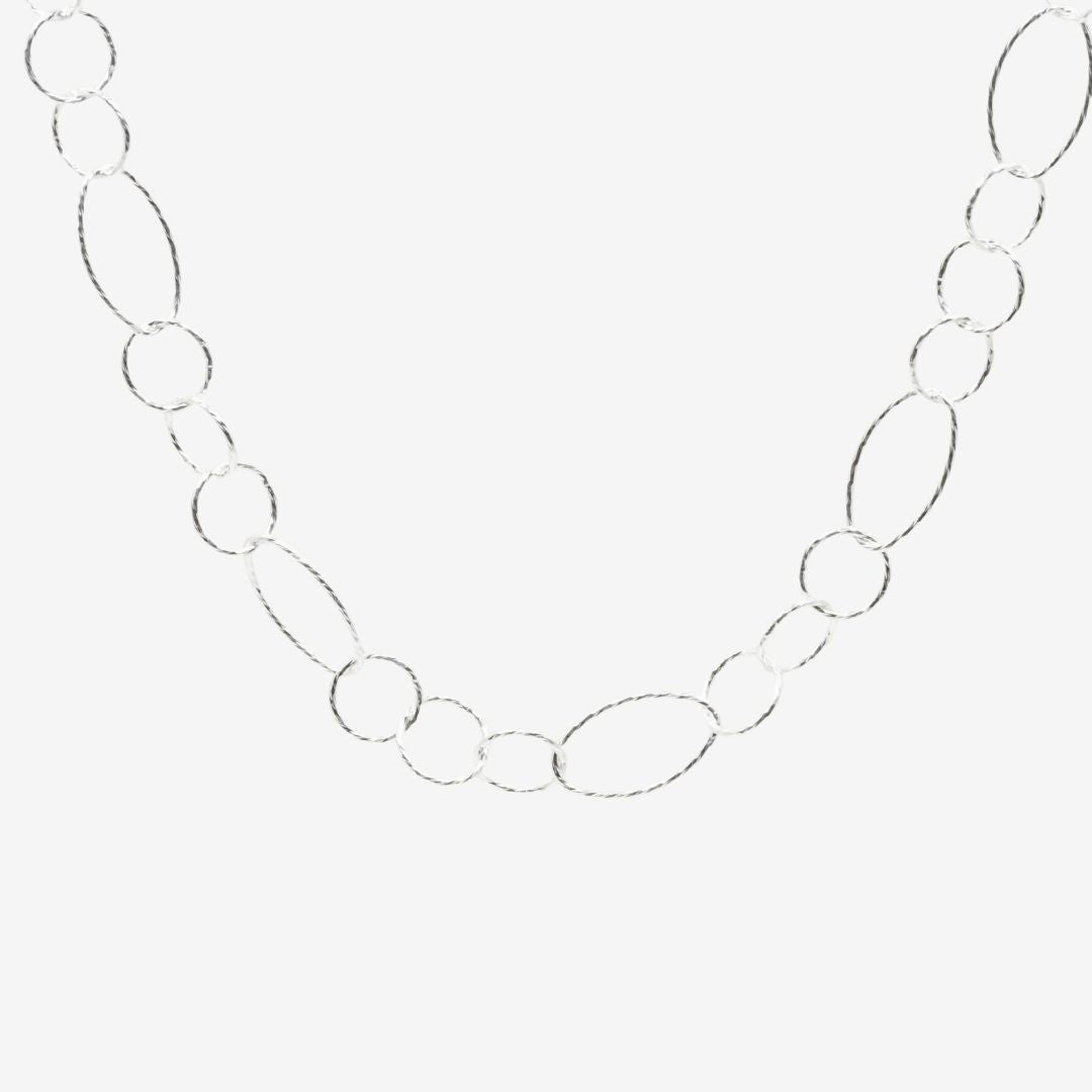 90 cm lange Silber Kette zierlich