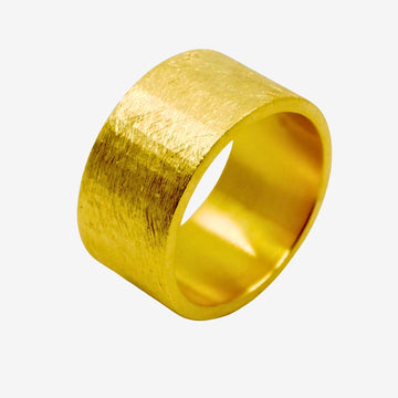 Bandring Breit Gold