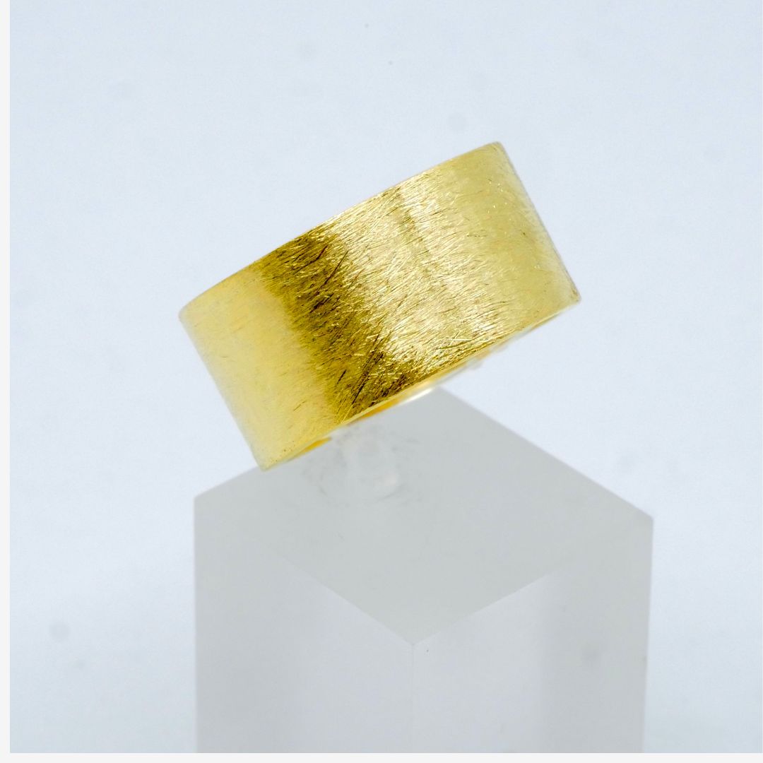 Bandring Breit Gold