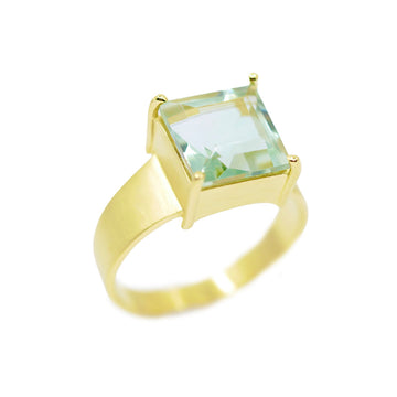 Ring mit Prasiolith