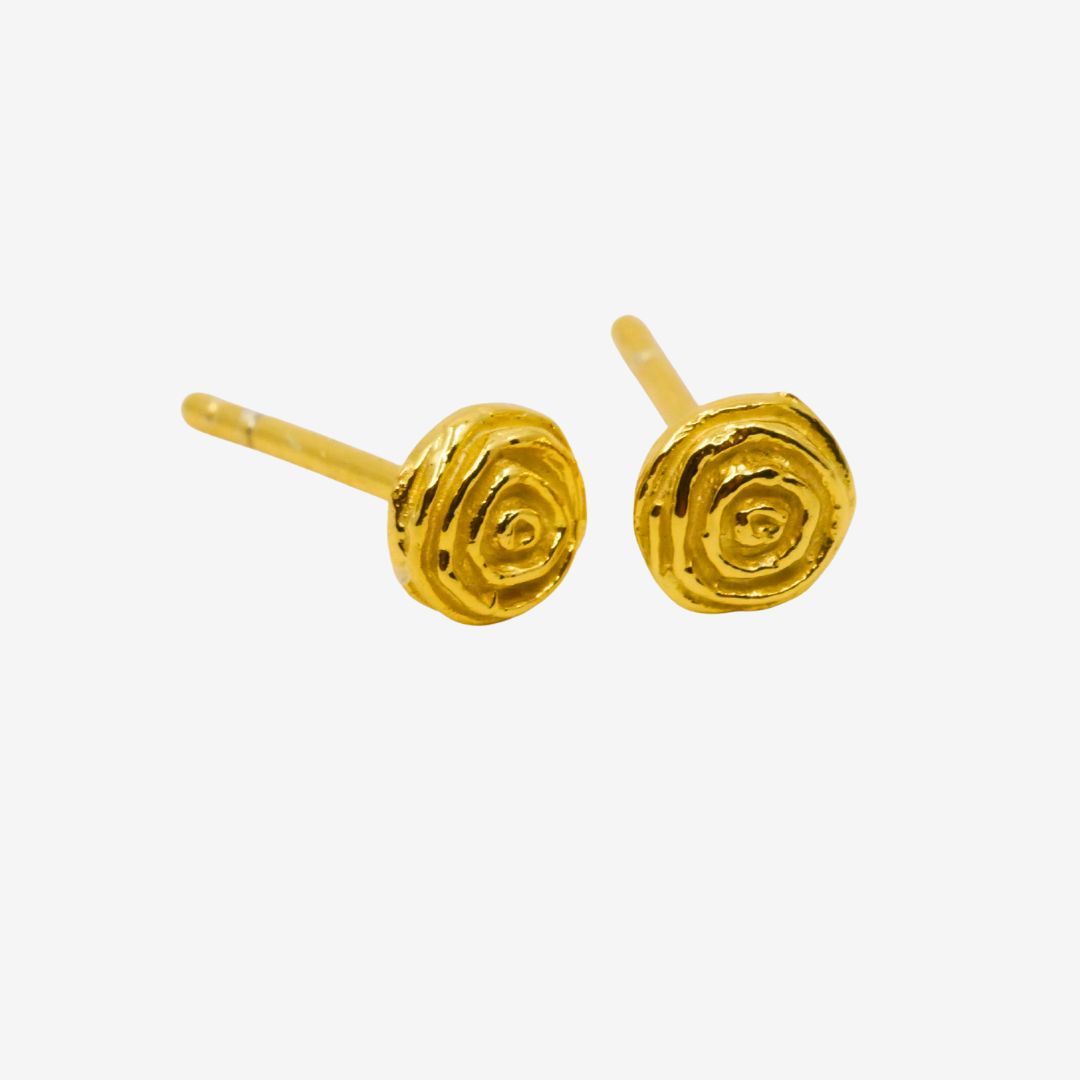 Ohrstecker Kleine Kreise Rund Gold