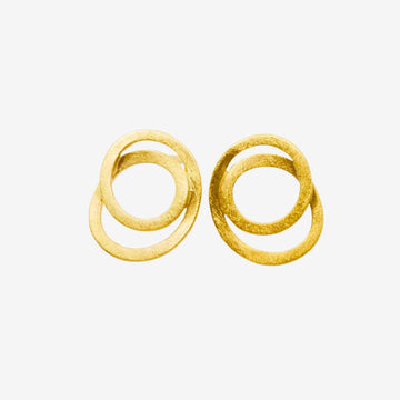 Ohrstecker Kringel Gold