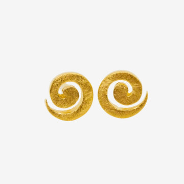 Ohrstecker Schnecke Gold
