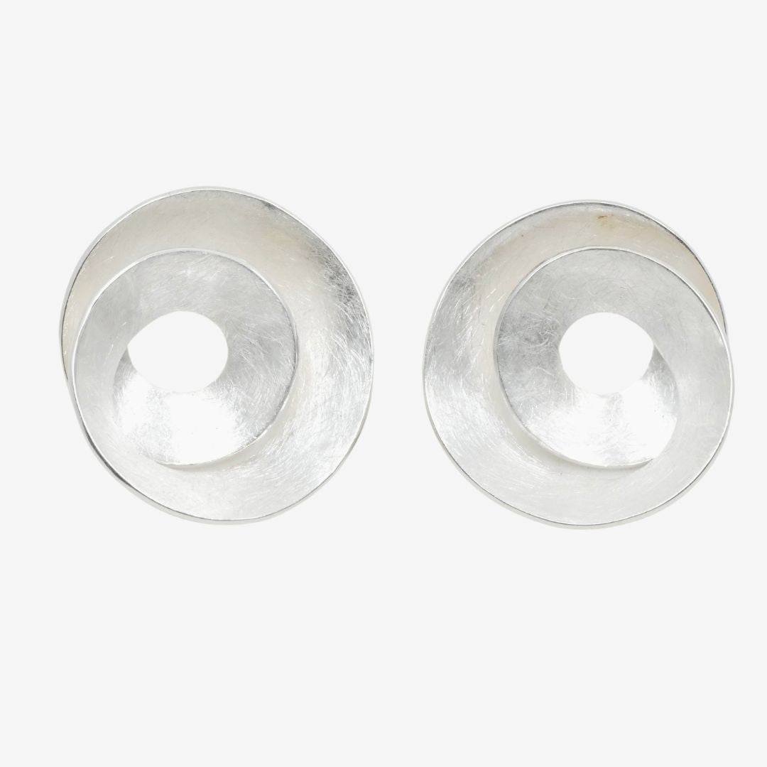 Ohrstecker Schnecke Silber