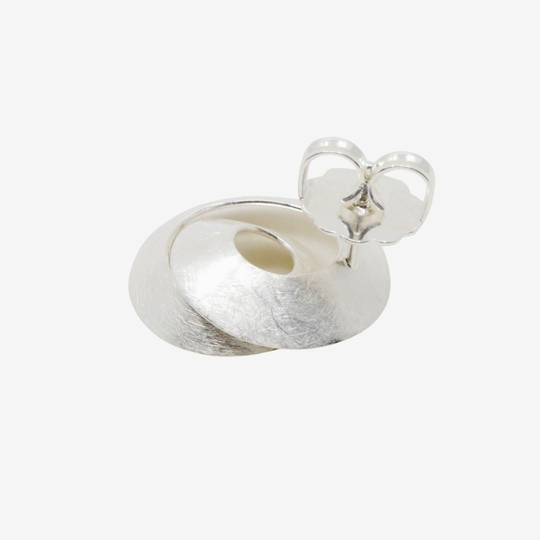 Ohrstecker Schnecke Silber