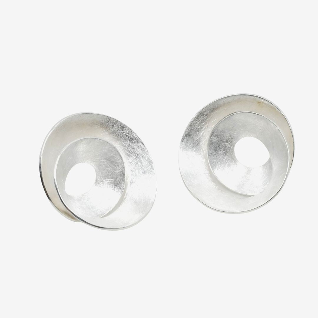 Ohrstecker Schnecke Silber