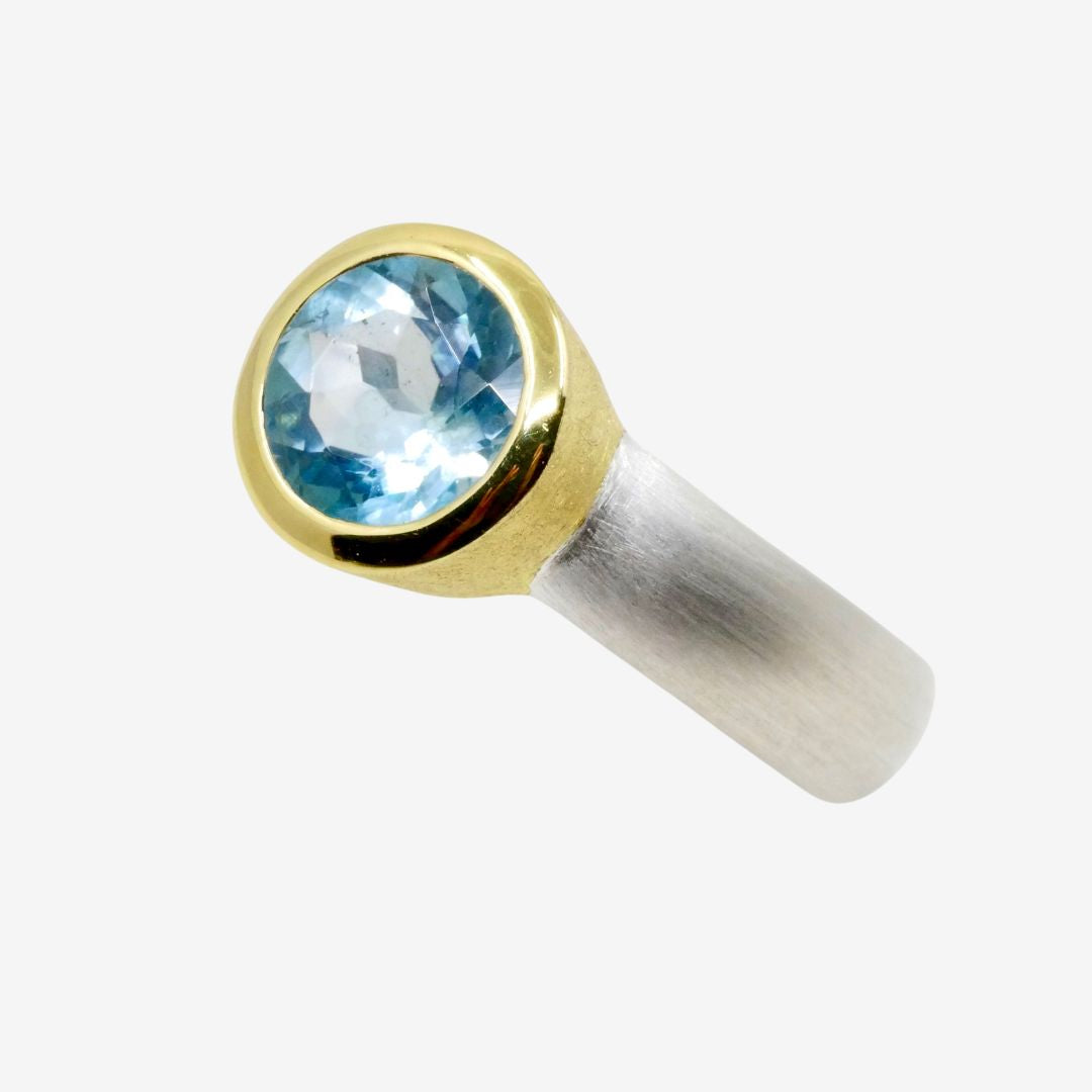 Ring Topas Rund Bicolor