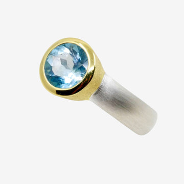 Ring Topas Rund Bicolor