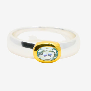 Ring Topas Schmal Bicolor